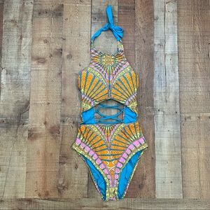 Trina Turk One Piece Swimsuit Sz 8
